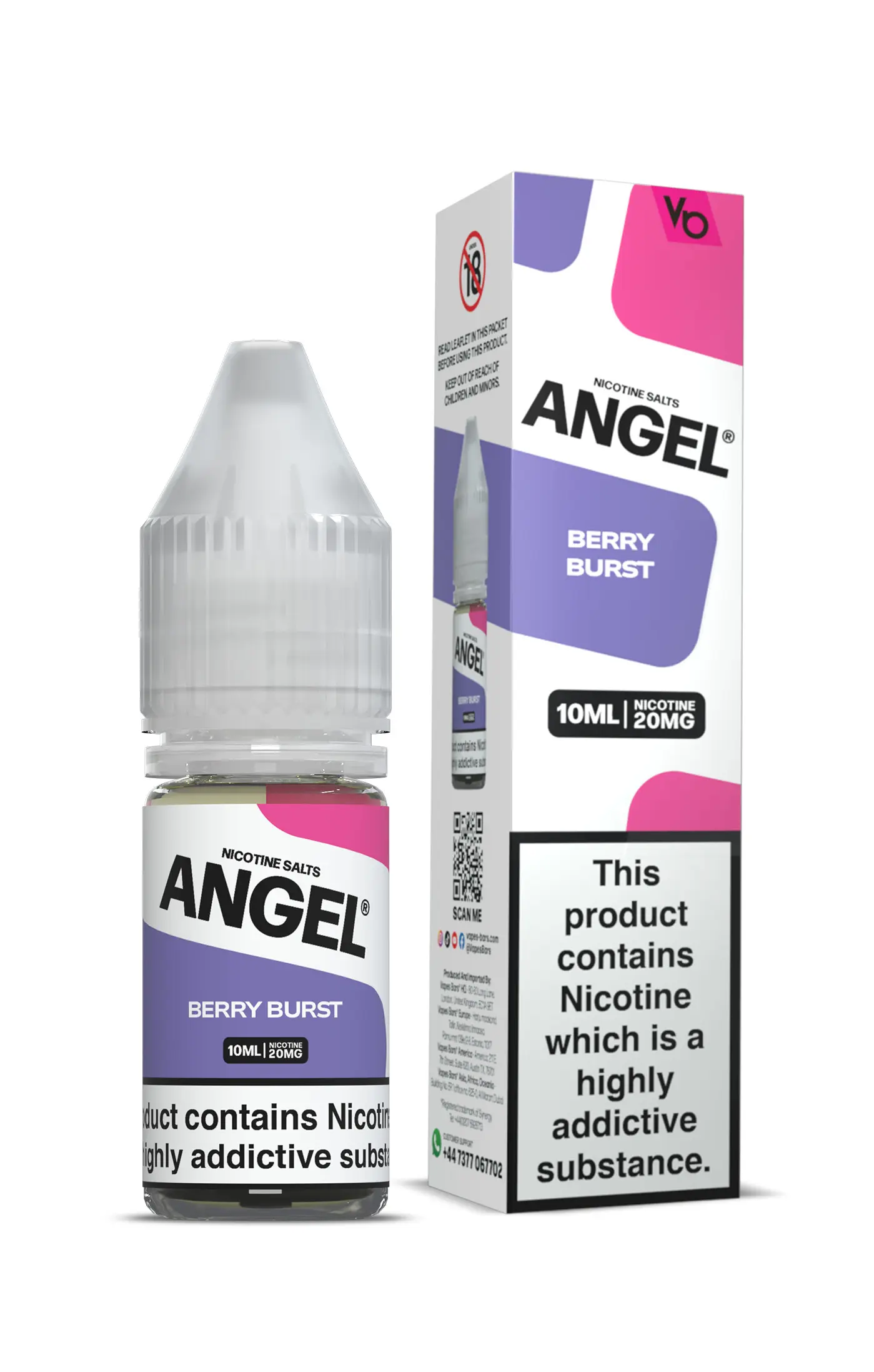 Berry Burst Nic Salt E-Liquid by Angel 10ml